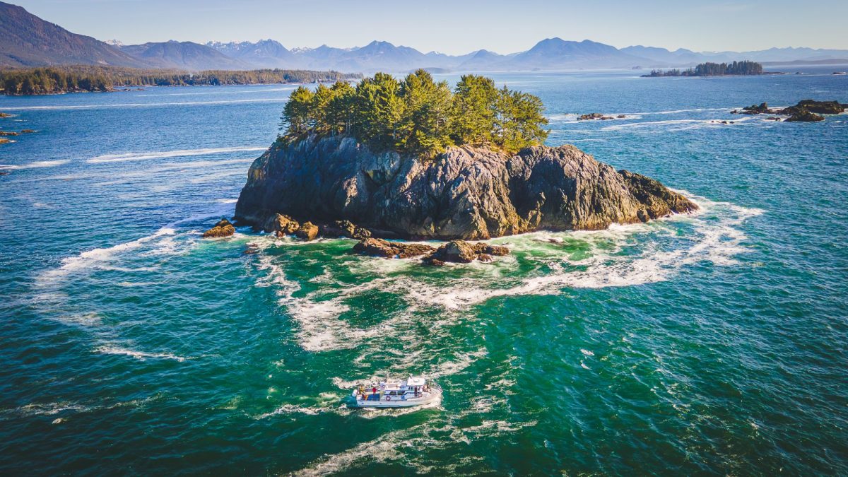 Summer ocean adventure near Ucluelet